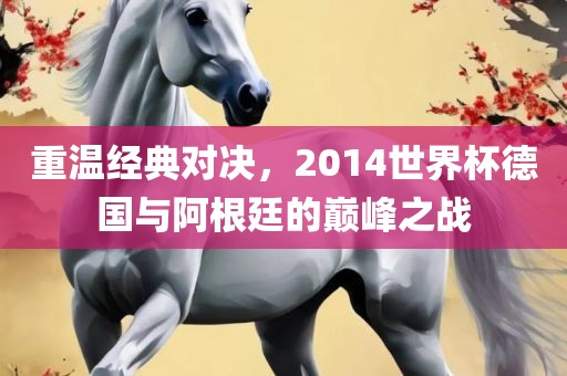 重温经典对决，2014世界杯德国与阿根廷的巅峰之战