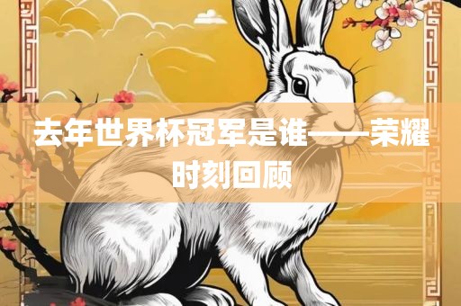 去年世界杯冠军是谁——荣耀时刻回顾漯河市盈旭机械设备有限公司