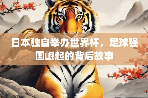 日本独自举办世界杯，足球强国崛起的背后故事