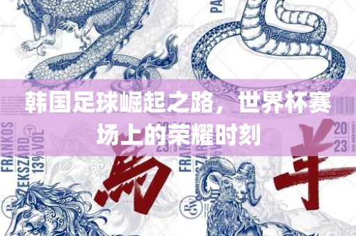 韩国足球崛起之路，世界杯赛场上的荣耀时刻