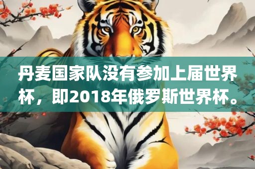 丹麦国家队没有参加上届世界杯，即2018年俄罗斯世界杯。