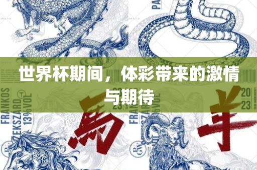 世界杯期间，体彩带来的激情与期待