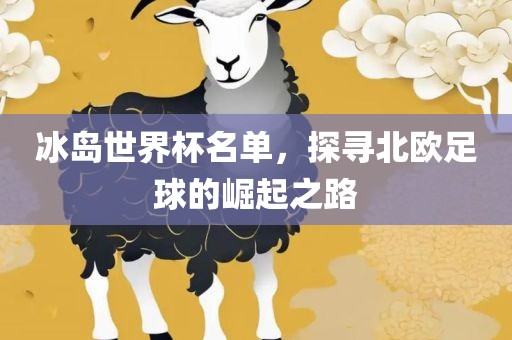 冰岛世界杯名单，探寻北欧足球的崛起之路