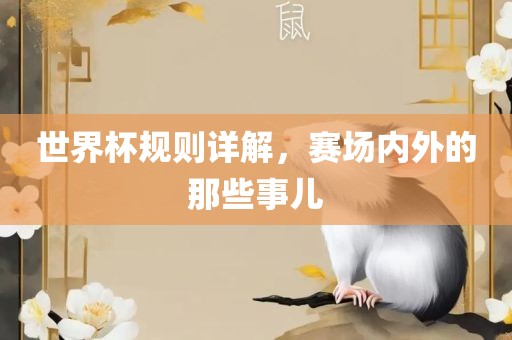 世界杯规则详解，赛场内外的那些事儿